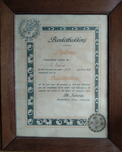 Bakkers diploma Jan Eising